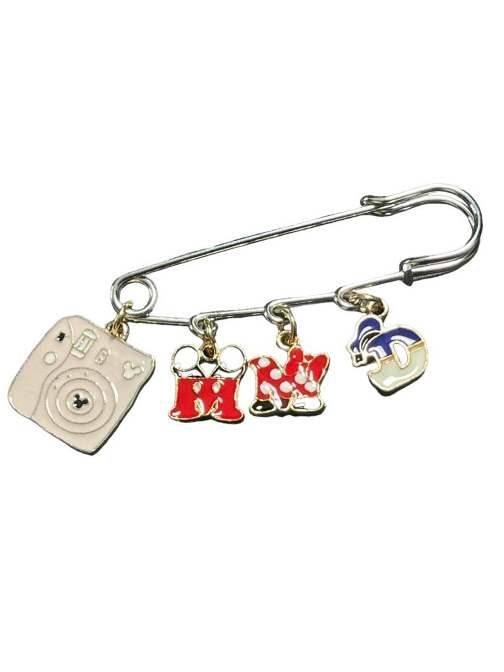Mickey Minnie Mouse Lapel Pin Donald Duck Safety Pin Brooch Jewelry Accessories
